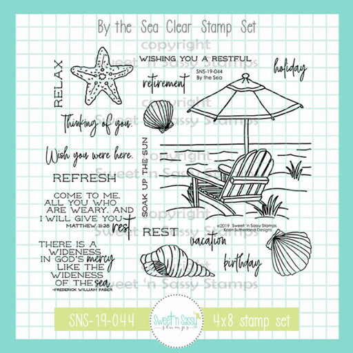 Sweet-n-Sassy-Stamps - Outline Alpha Clear Stamp Set