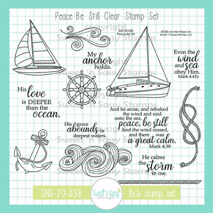 Sweet-n-Sassy-Stamps-Peace Be Still Clear Stamp Set