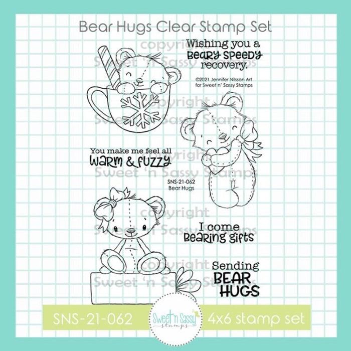 Sweet-n-Sassy- Stamps - Bear Hugs