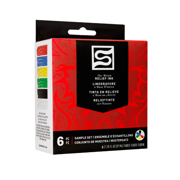 Speedball Art Products - Block Printing Inks Set 6/Pkg - Oil-Based