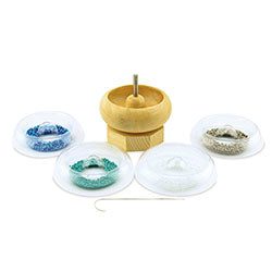 Spin-N-Bead Quick Change Trays by Adrienne Gaskell, Compatible with both Spin-N-Bead / 206A-400 / and Spin-N-Bead Jr. / 206A-410 / 2 pc