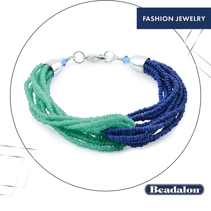 Beadalon - Spin-N-Bead, Size #14,.6 cm / 5.75 in, height x 10.85 cm / 4.25 in, width, 1 Curved Big Eye Needle