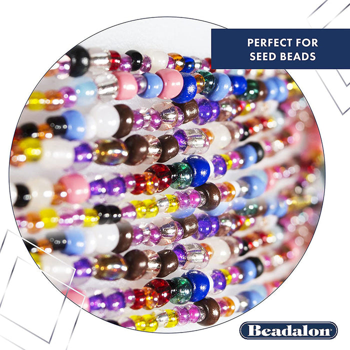 Beadalon - Spin-N-Bead, Size #14,.6 cm / 5.75 in, height x 10.85 cm / 4.25 in, width, 1 Curved Big Eye Needle