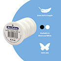 Beadalon Silk Thread, Size B .008 in / .20 mm, White, 0.5 oz / 14.17 g, 1170 ft / 357 m