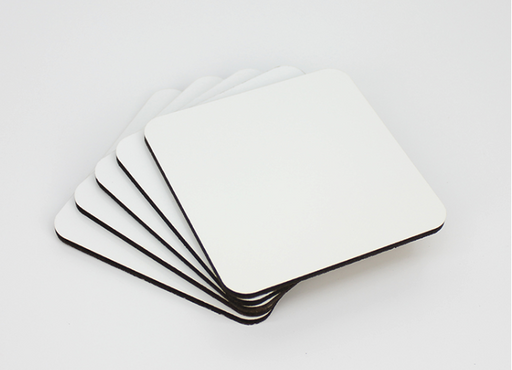 Unisub - Sublimation Blank - Wooden Coasters - Square - 10cm