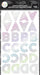 Me & My Big Ideas - Happy Planner Alphabet Icon Stickers - Art Deco Rainbow