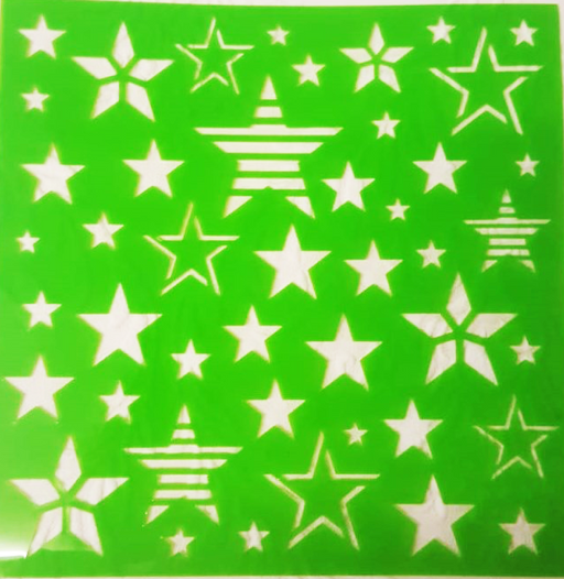 Crafter's Square - Trilaze Flexible Stencil - Stars