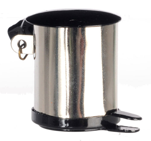 Town Square Miniatures - Stainless steel trash can