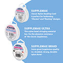 SuppleMax Illusion Cord, 0.35 mm / .014 in, Clear Monofilament, 50 m / 164 ft