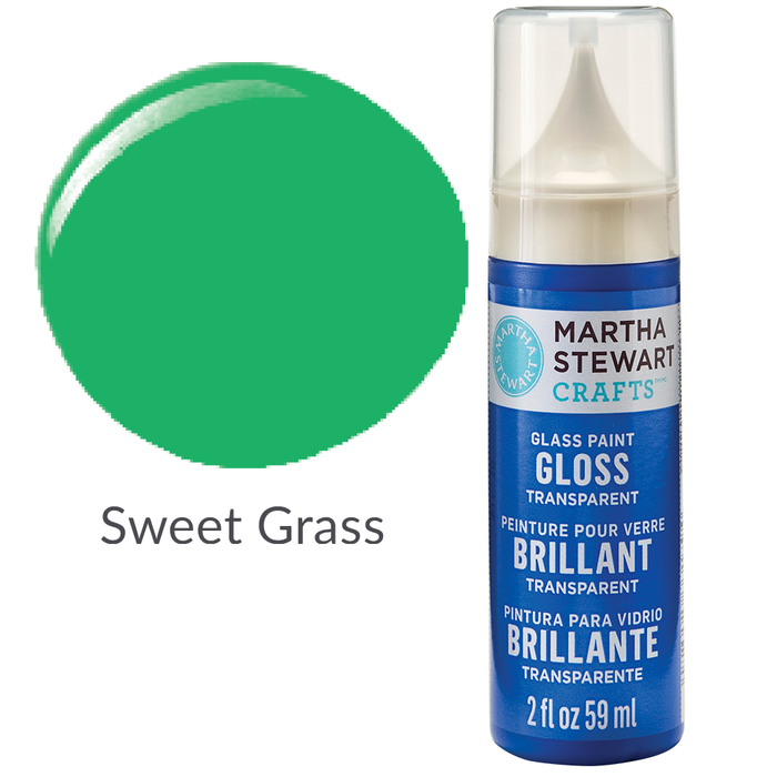 Martha Stewart Crafts - Glass Paint - Gloss - Transparent (Sweetgrass)