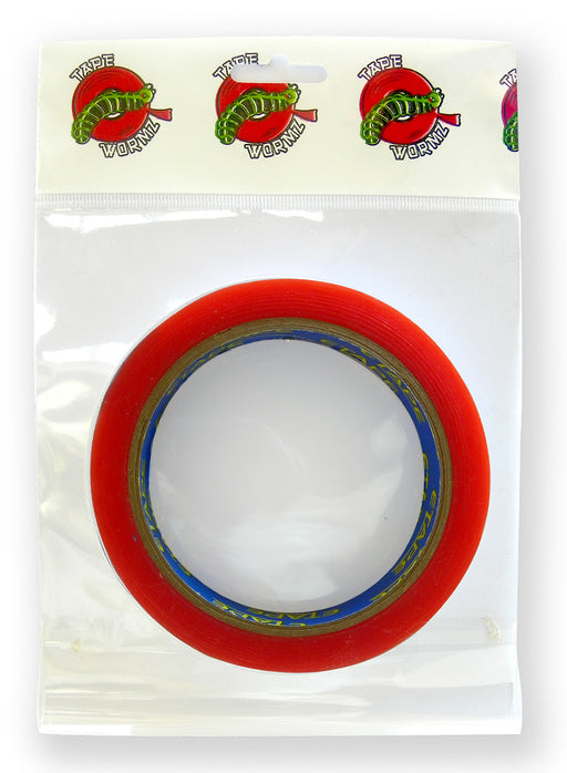 Tape Wormz - Red DS - High Tack Tape - 18mm x 10m