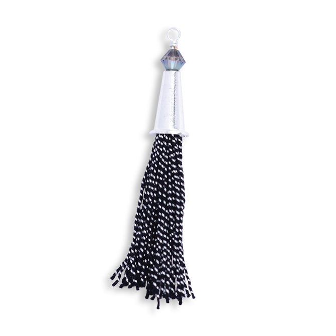 Tassel Maker, 7 mm O.D. / 0.275 in, pegs, adjustable size from 9.7 cm / 3.8 in, to 2.5 cm / 0.98 in