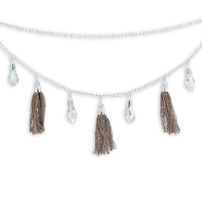 Tassel Maker, 7 mm O.D. / 0.275 in, pegs, adjustable size from 9.7 cm / 3.8 in, to 2.5 cm / 0.98 in