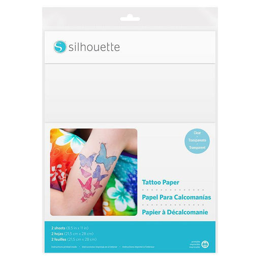 Silhouette America - Printable Tattoo Paper - Clear