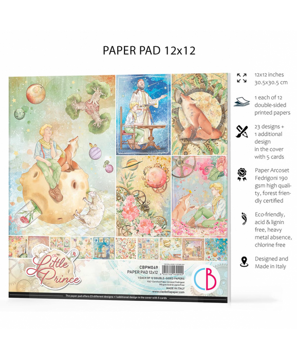 Ciao Bella - 12" x 12" DS-Paper Pack - Little Prince