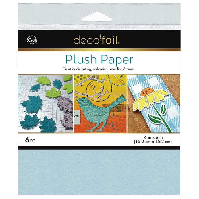 Thermoweb - iCraft Flock transfer Sheets - Blue Sky 6"x6"