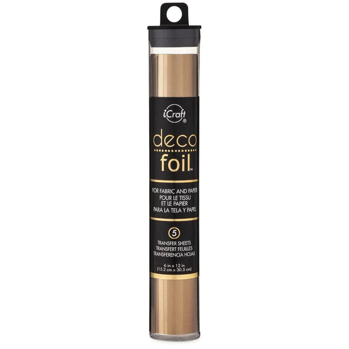 Thermoweb - Deco Foil Transfer Sheets, - 6"X12" 5/Pkg Bronze