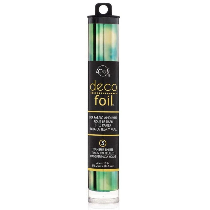 Thermoweb - Deco Foil Transfer Sheets, Emerald Watercolor