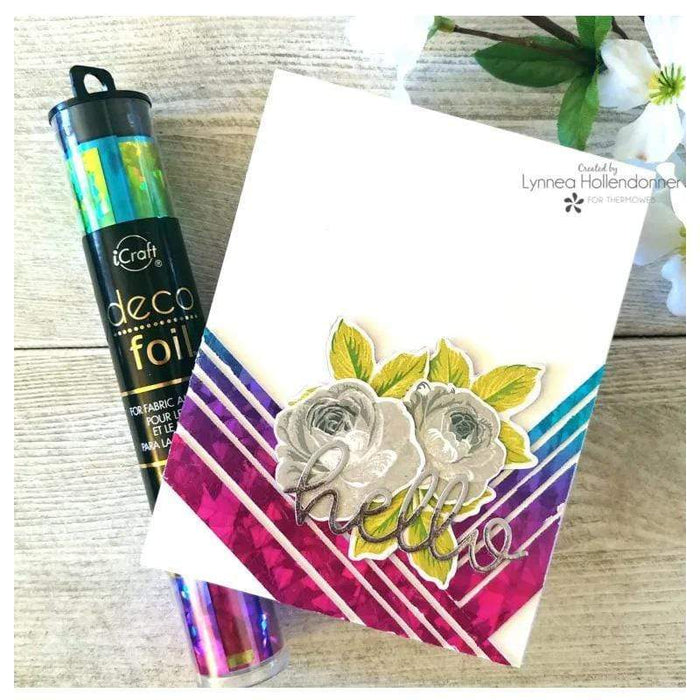 Thermoweb - Deco Foil Transfer Sheets, Rainbow Shattered Glass