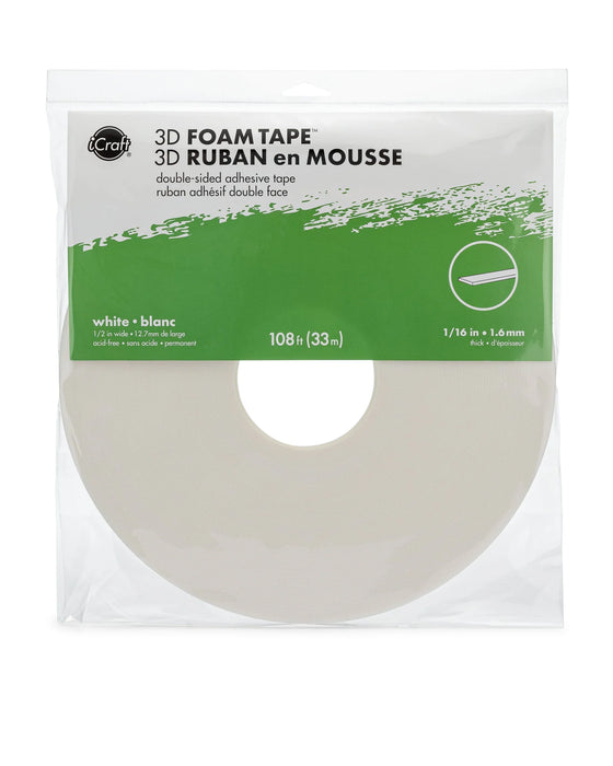 Thermoweb - iCraft - 3D Foam Tape Jumbo Roll - 33m