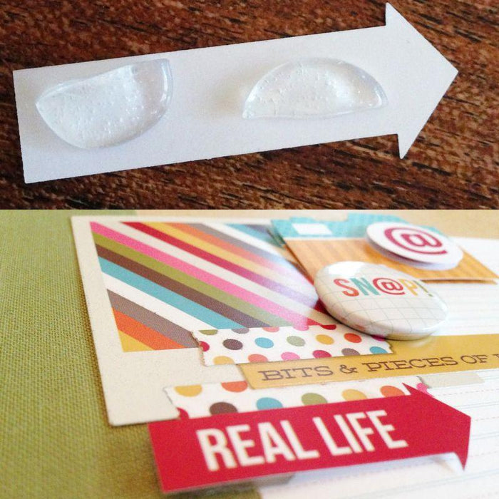 Thermoweb - Zots - Permanent Clear Adhesive Dots - 3D - 12.7mm x 3.2mm