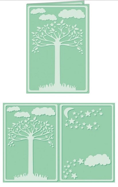 Craftwell - eBosser - Embossing Folders - A4 SIZE - Natural Splendor