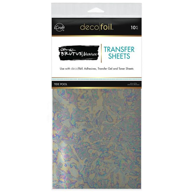 Thermoweb - Brutus Monroe - Deco Foil Transfer Sheets 6"x12" 10/Pkg - TidePool