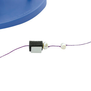 Tin Cup Spacers for Knot A Bead, 12.7 mm / 0.5 in, 19.05 mm / 0.75 in, 2 pc