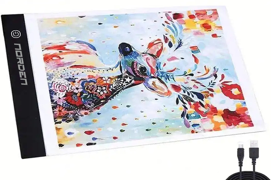 Norden Tracing Board - LED Light Pad, USB Chargeable, Drawing & Calligraphy
