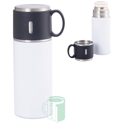 Sublimation or Laser Transfer - Travel Mug with Cup - 350ml
