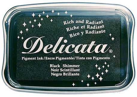 Delicata - Ink Pad - Black Shimmer