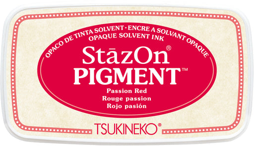 Tsukineko - StazOn Pigment Ink Pad - Passion Red
