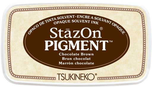 Tsukineko - StazOn Pigment Ink Pad - Chocolate Brown