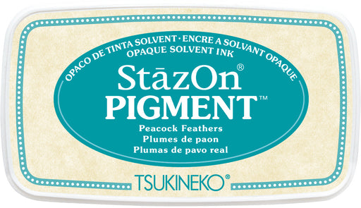 Tsukineko - StazOn Pigment Ink Pad - Peacock Feathers