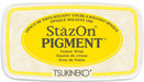 Tsukineko - StazOn Pigment Ink Pad - Lemon Drop