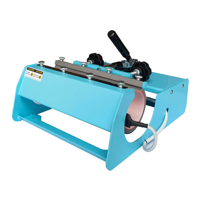 Tumbler & Mug Press Heat Sublimation Printing Machine Combo - All-in-One 11oz 15oz 20oz 30oz - Blue