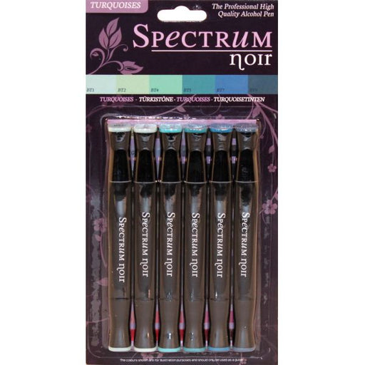 Crafter's Companion - Spectrum Noir - Colouring System - Turquoises
