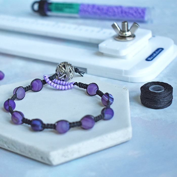 Tying Station, acrylic construction, with extra foam attachment, 3 in x 11.75 in, 7.62 cm x 29.8 cm