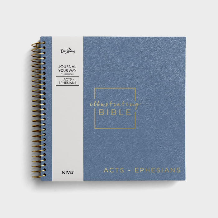 NIV - Illustrating Bible - Acts to Ephesians (Sky Blue)