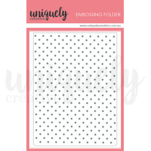 Uniquely Creative - Embossing Folder - Tiny Stars