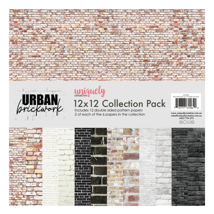 Urban Brickwork Collection Pack (12 Sheets)