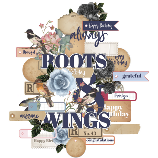 Uniquely Creative - Roots & Wings - Paper Die Cuts