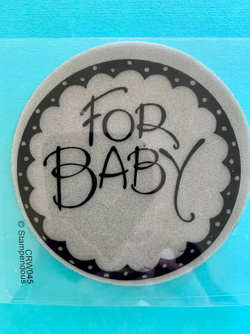 Stampendous - Cling Rubber Stamp - Baby Topper