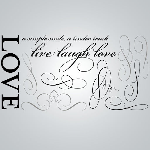 DCWV - Designer Wall Accents - Love Quote (Black/Brown)
