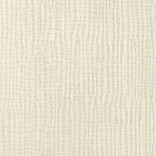 American Crafts - 12"x12" Textured Cardstock - Vanilla (1sheet)