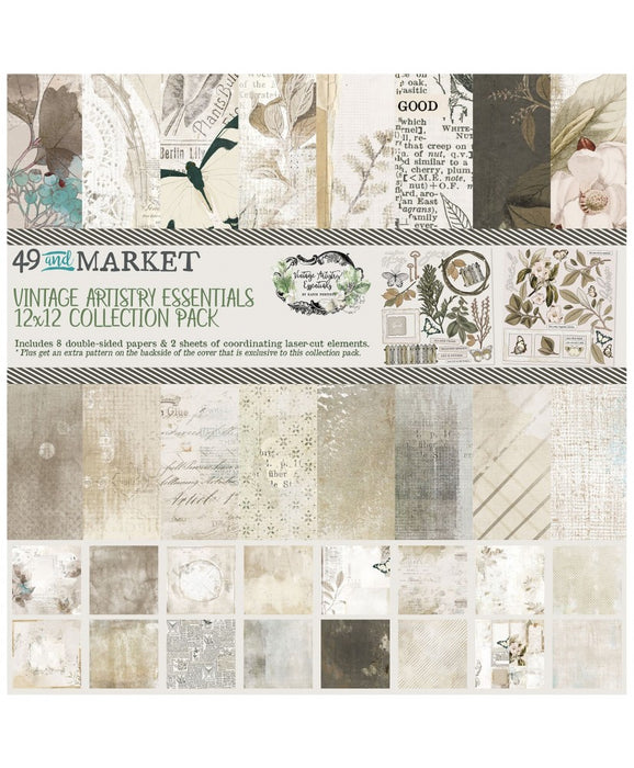 49 and Market - 12"x12" Collection Pack - Vintage Artistry Essentials