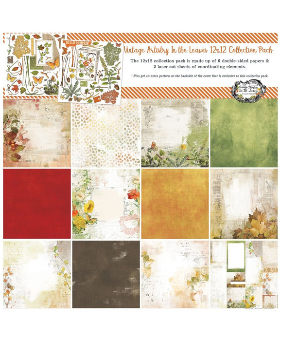 Vintage Artistry Leaves – 12×12 Collection Paper Pack-LEAVES