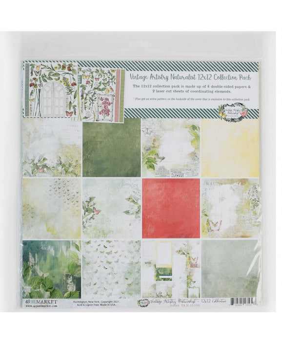 Vintage Artistry Naturalist – 12×12 Collection Paper Pack