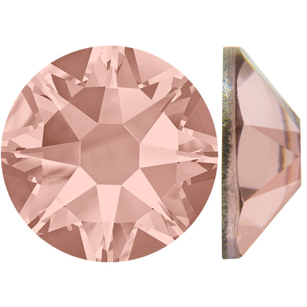 Swarovski - 2058 Xilion Rose Shape Flat Back (No Hotfix) - Vintage Rose 100 PC-SS16 (3.8mm - 4mm)