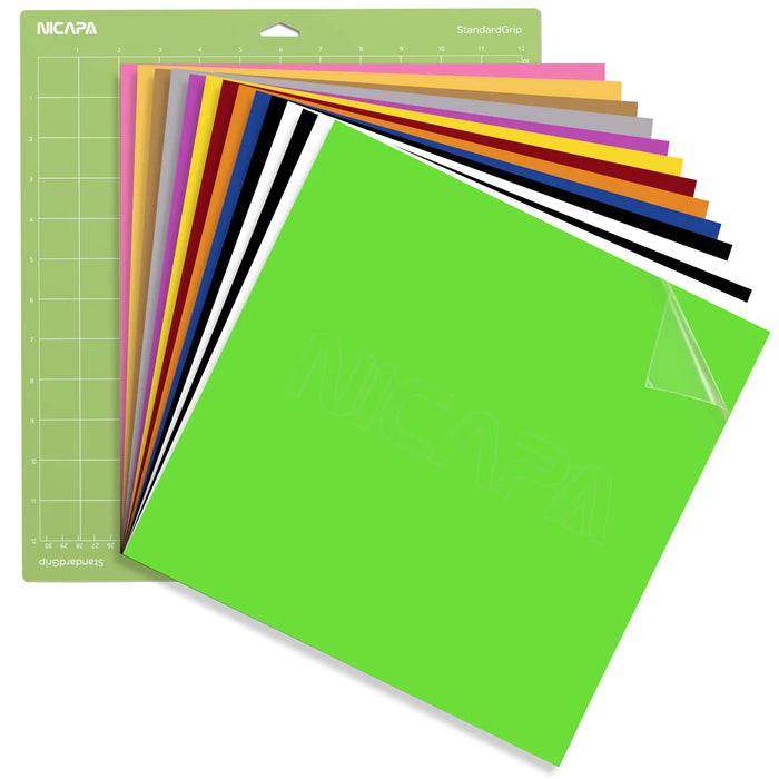 Doodles - PU Heat Transfer Vinyl Super Pack - 25 Assorted Sheets (12"x10")